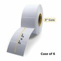 Clover Thermal Transfer Label Roll 3.0'' ID x 8.0'' Max OD, 6PK CIGT43020R